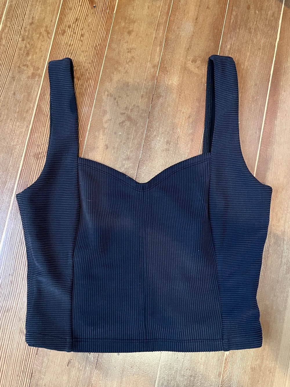 Lululemon Ribbed Square-Neck Crop, S